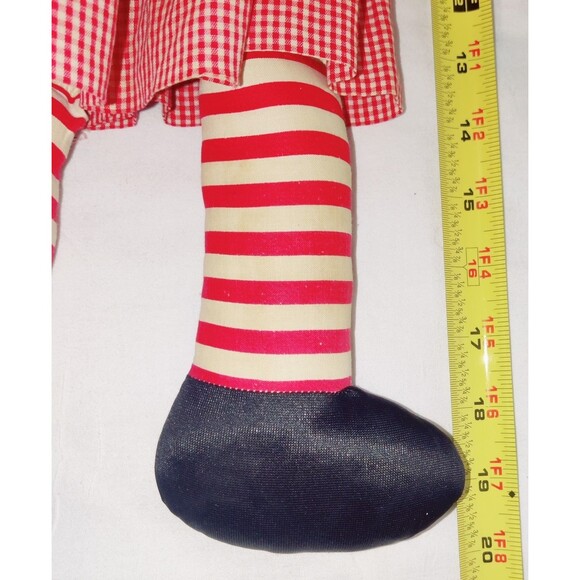 Vintage Handmade Raggedy Ann and Andy Dolls 20 Inches Pre-Owned - Picture 14 of 16